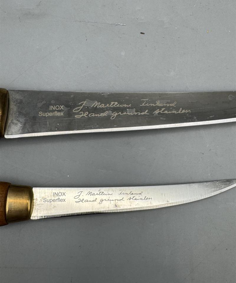 J Marttiini Finland fileointi puukko (2 kpl)
