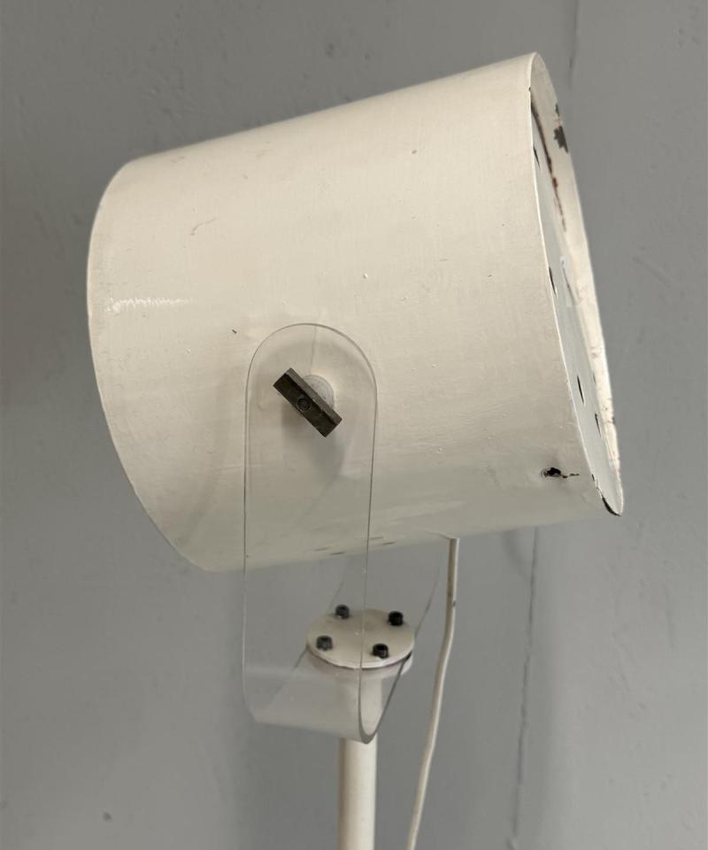 Retro jalkavalaisin 70 luku valkoinen