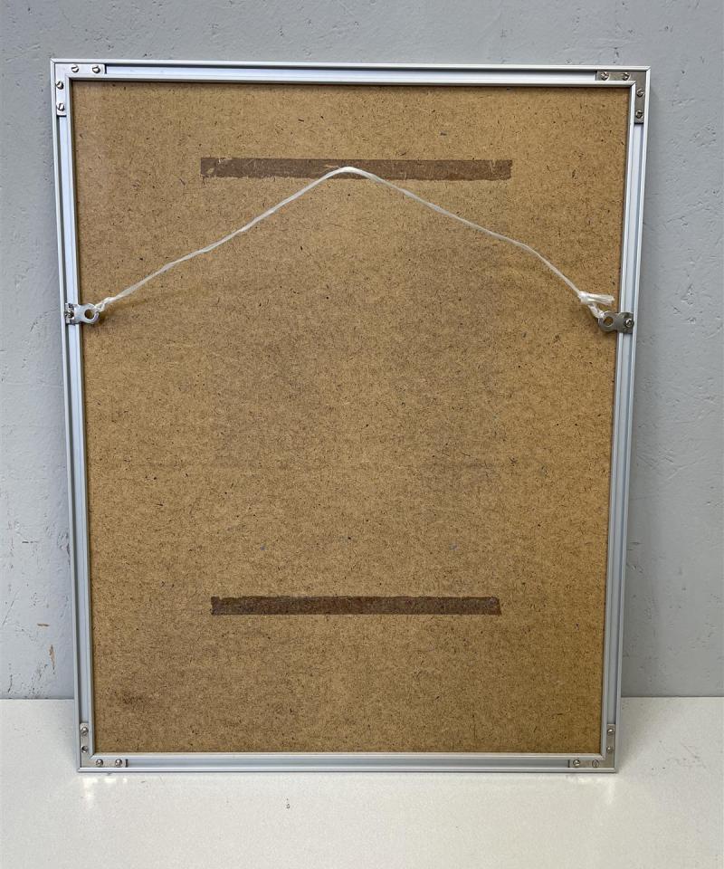 Taulu ”Kukat” vesiväriteos, Ritva Kivi -96