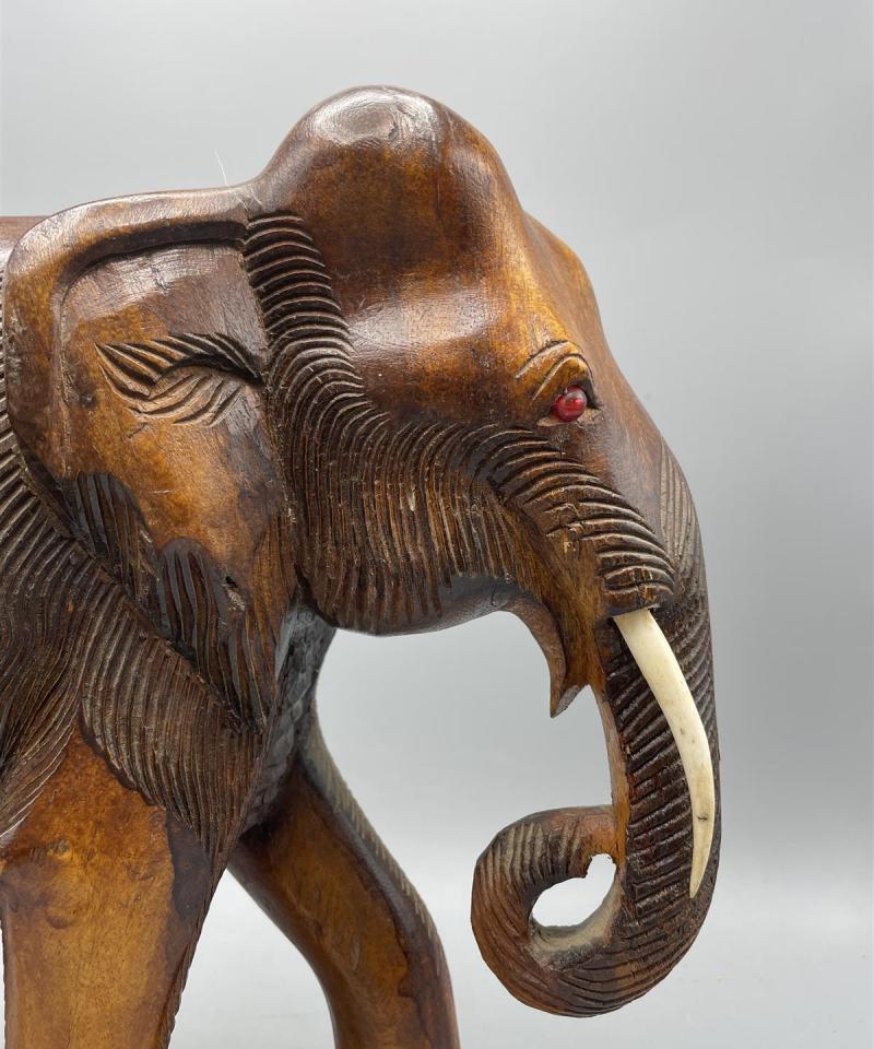 Norsu figuuri käsinveistetty 30cm