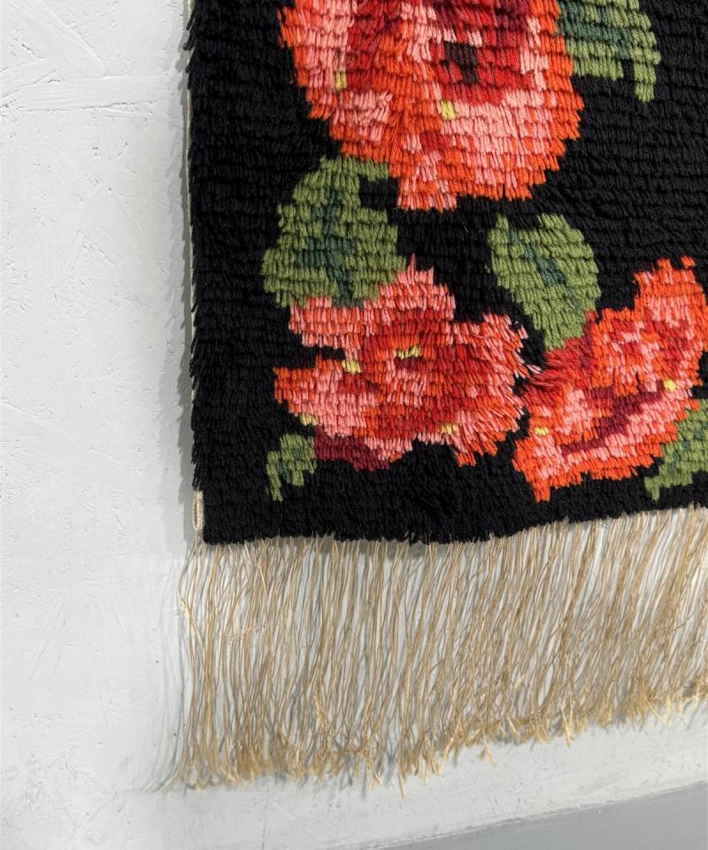 Vintage ruusuryijy 123x185