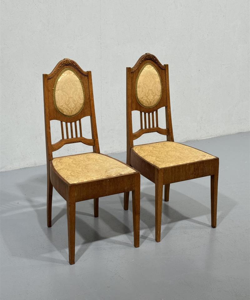 Antiikki tammipuutuoli (2 kpl)