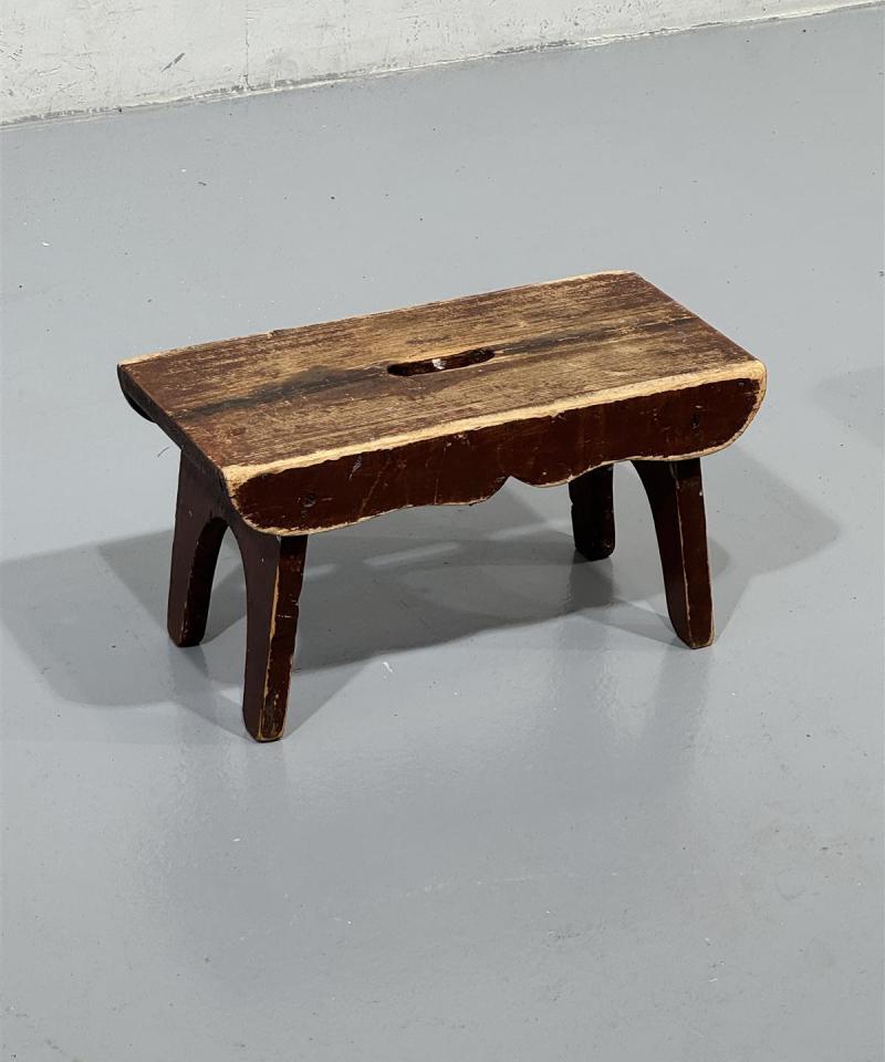 Vintage talonpoikaistyyli pikku jakkara