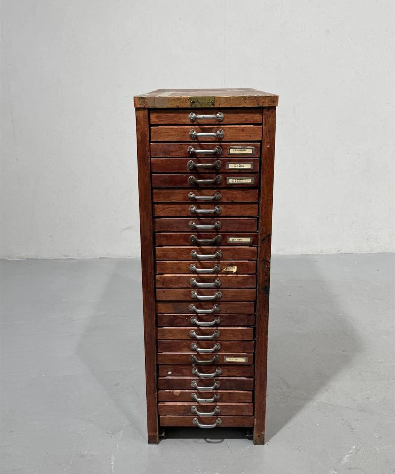 Kirjapainon kasti lokerikko