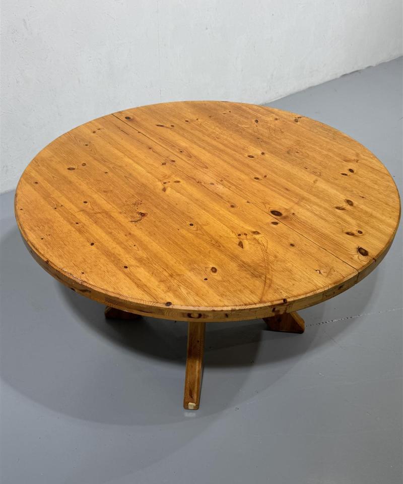 Massiivi mäntypuu ruokapöytä 127cm