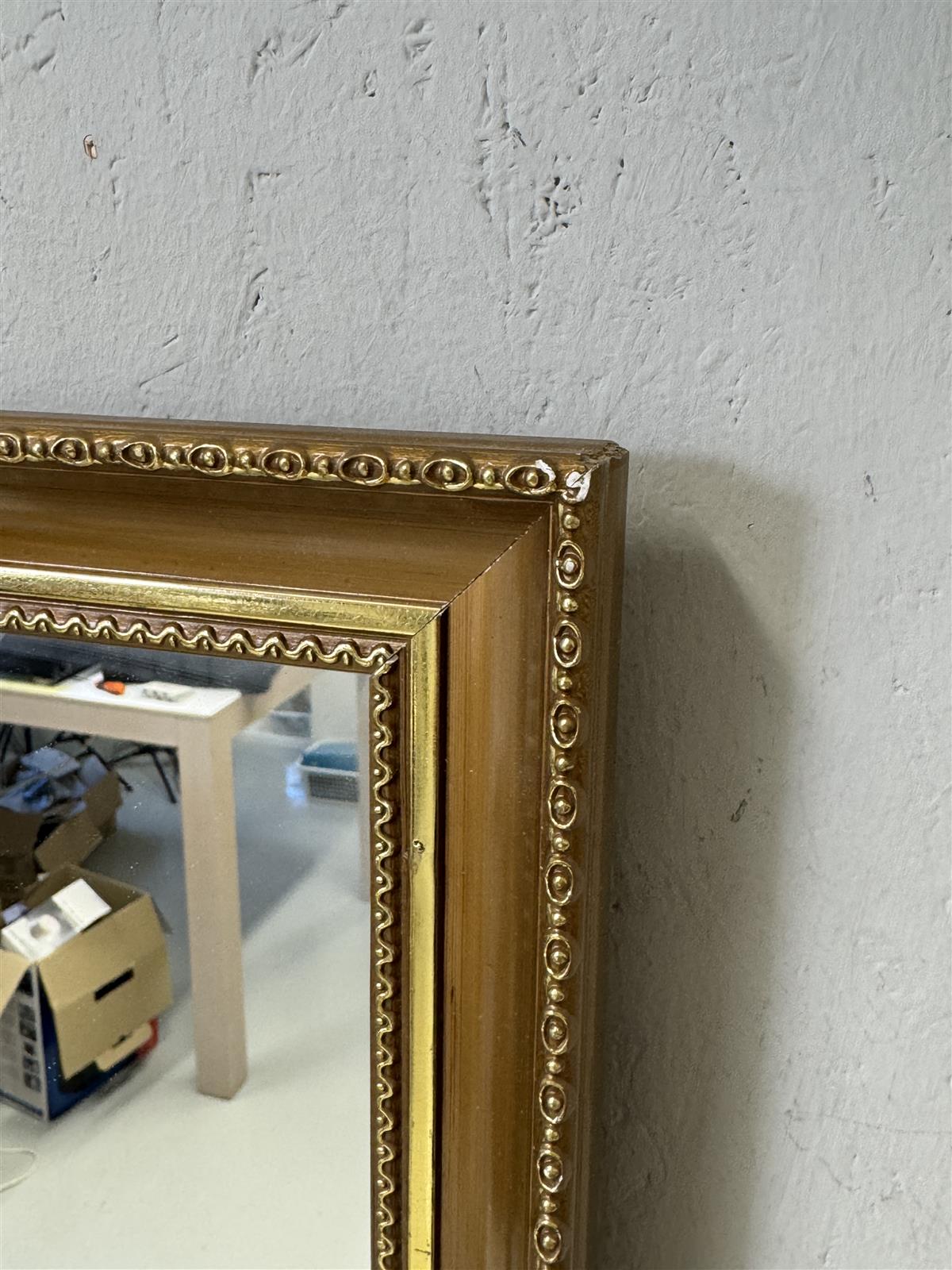 Peili 35x95 kultakehyksellä