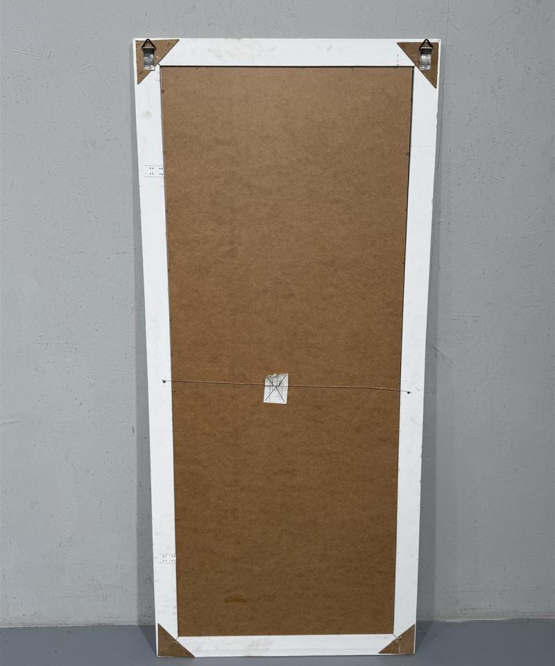 Peili 73x158 koristeellisella valkokehyksellä