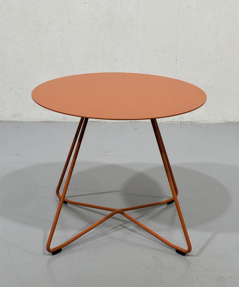 Scoop sohvapöytä 60cm, metalli oranssi