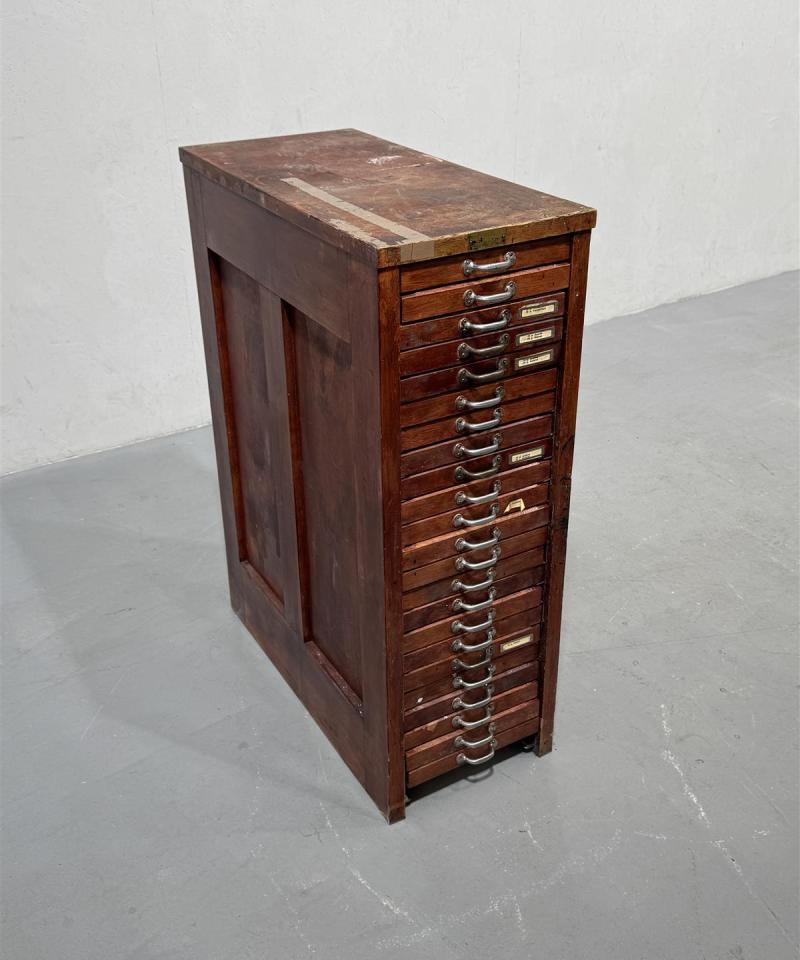 Kirjapainon kasti lokerikko