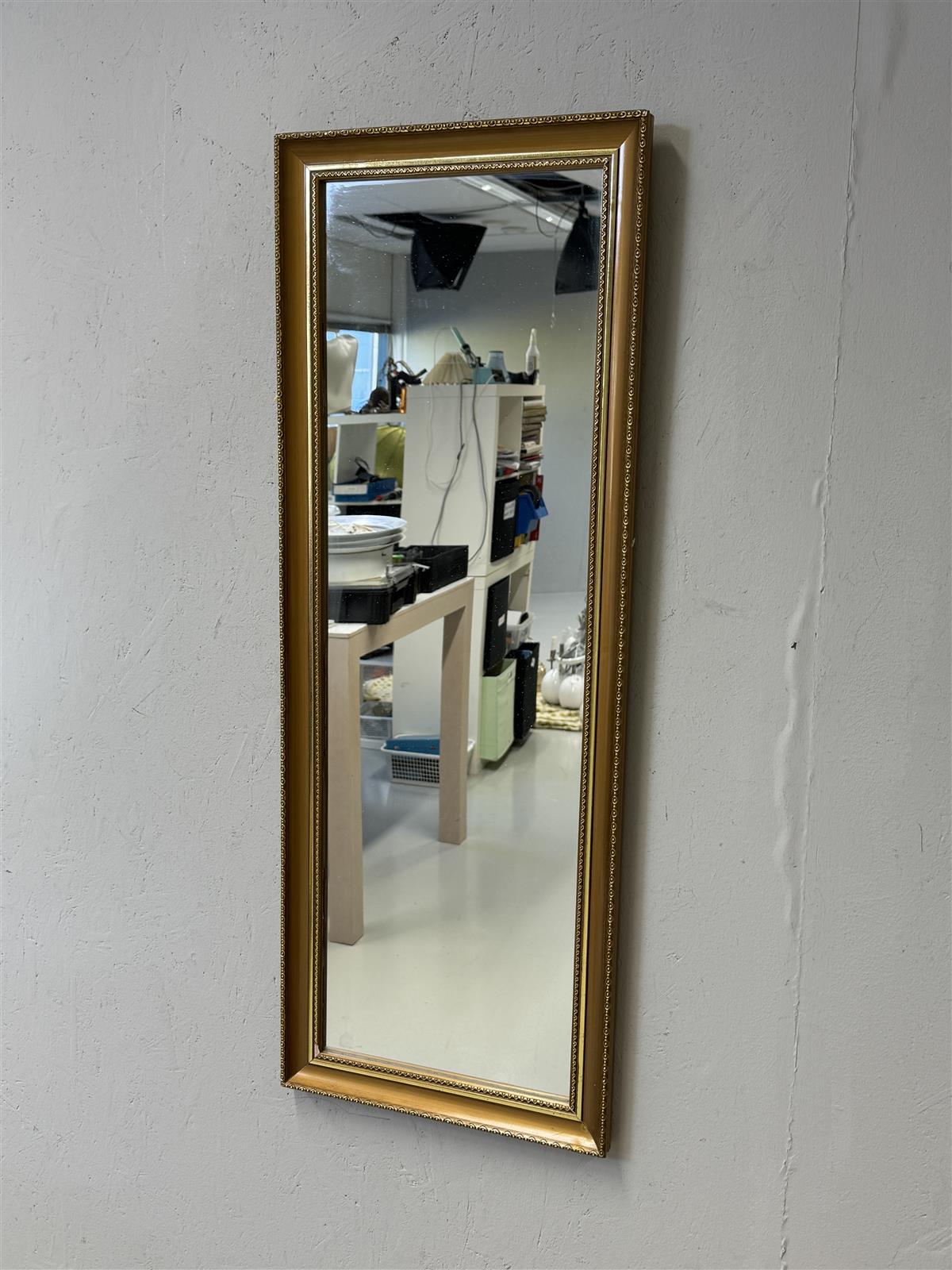 Peili 35x95 kultakehyksellä