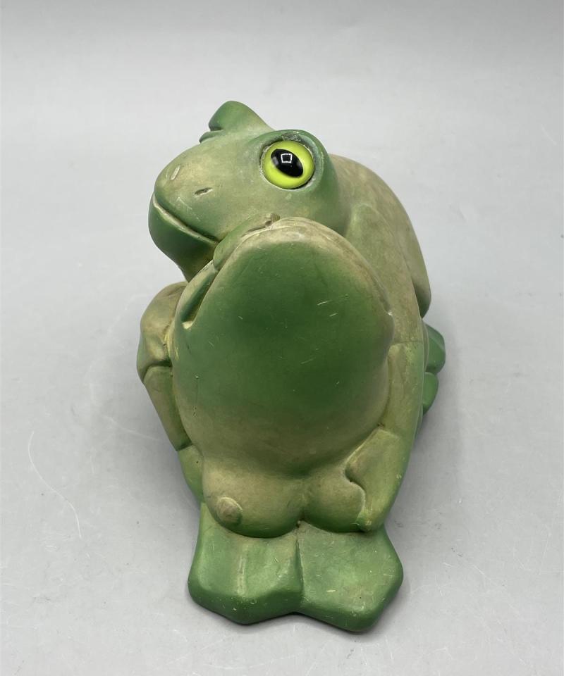 Vintage Sammakot kivimassa figuuri