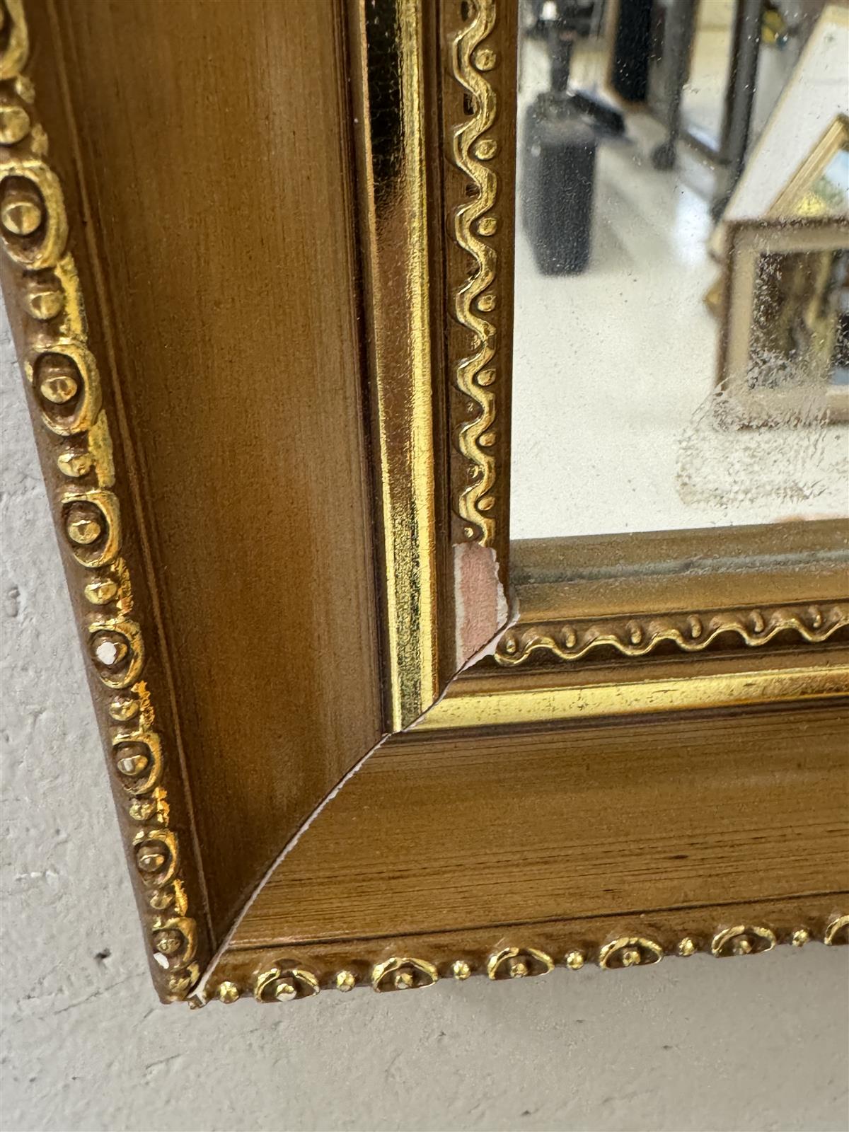 Peili 35x95 kultakehyksellä