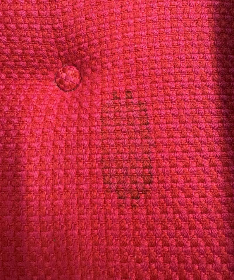 Retro nojatuoli punainen