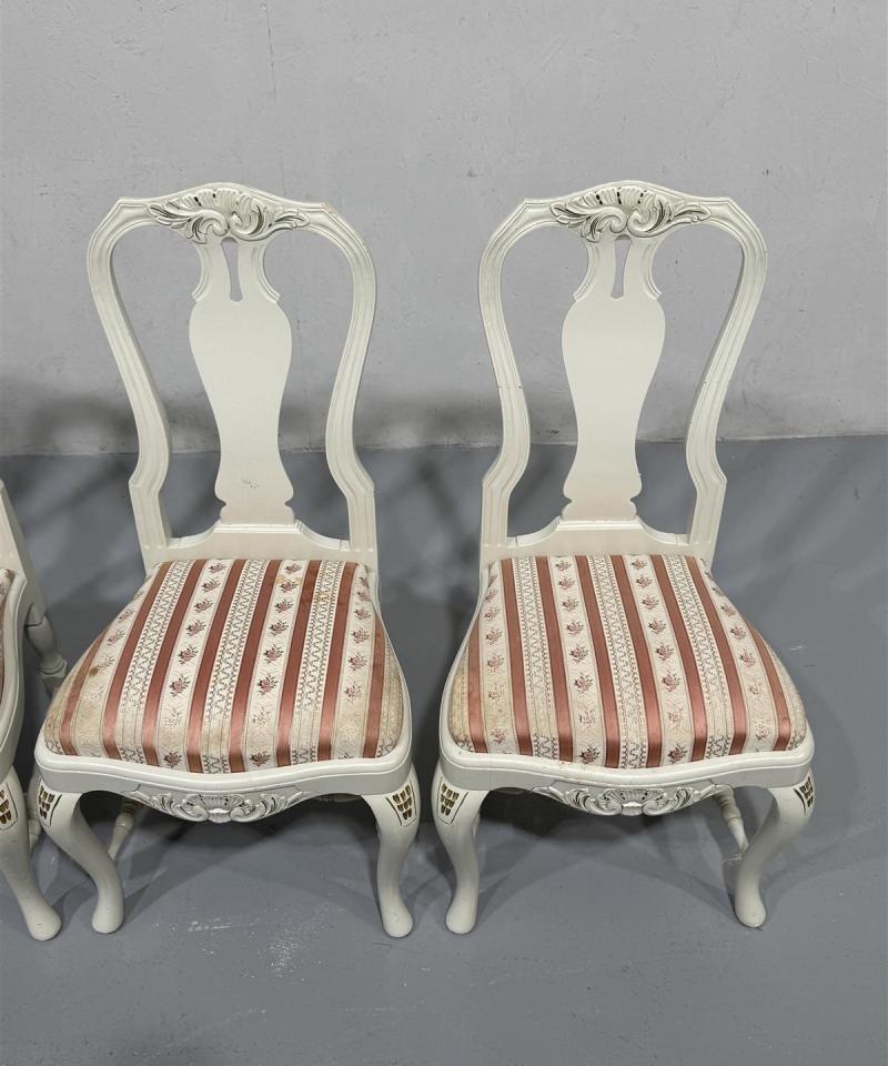 Vinni & Co talonpoikaisrokokooo ruokatuolit (5 kpl)