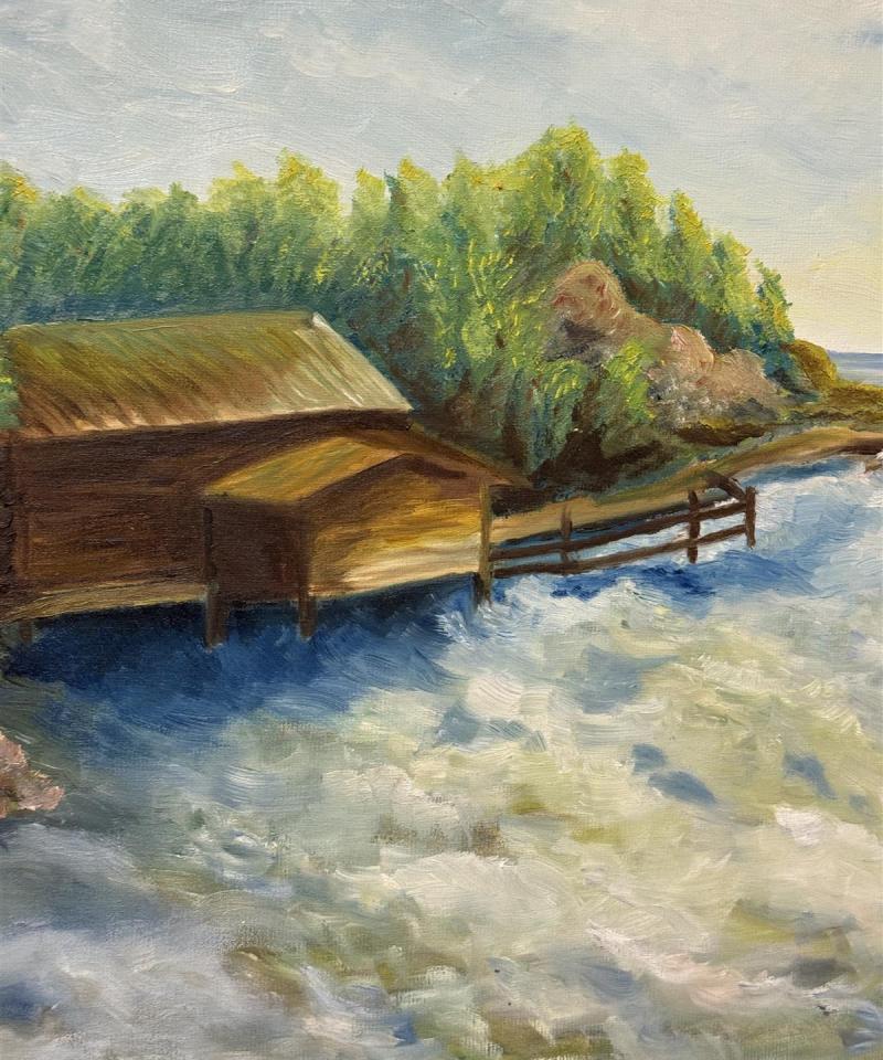 Taulu öljyvärimaalaus maisema