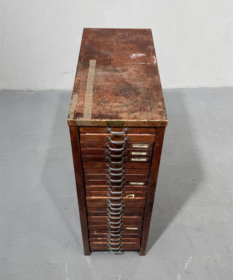 Kirjapainon kasti lokerikko