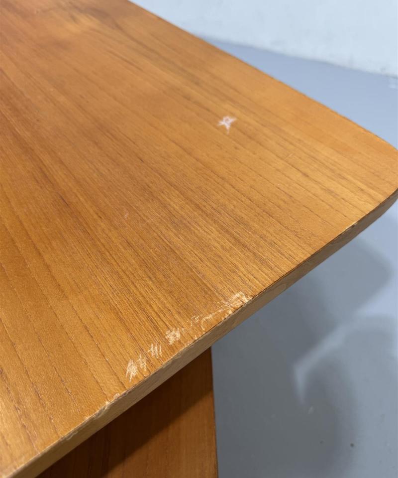 Retro sohvapöytä puu 80x80