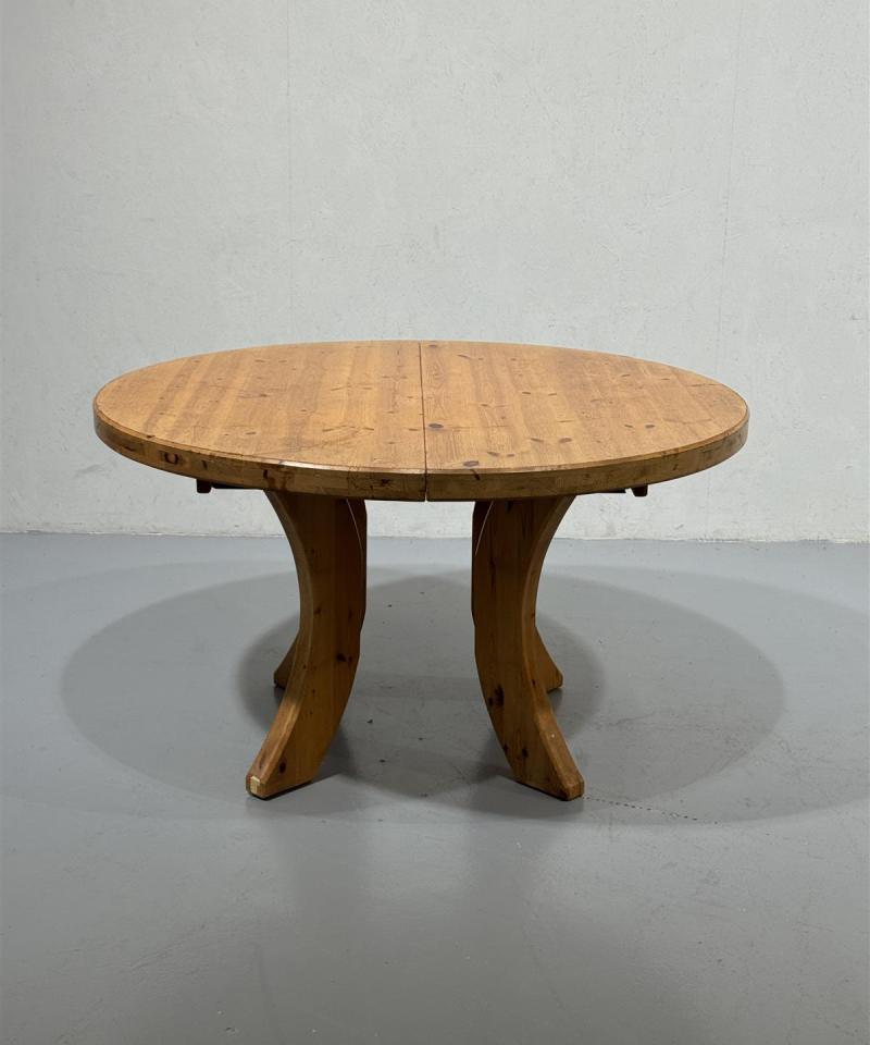 Massiivi mäntypuu ruokapöytä 127cm