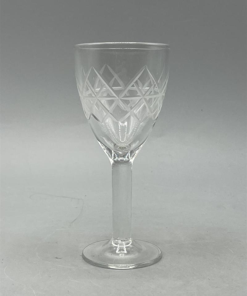 Vintage kristalli liköörilasi 5kpl