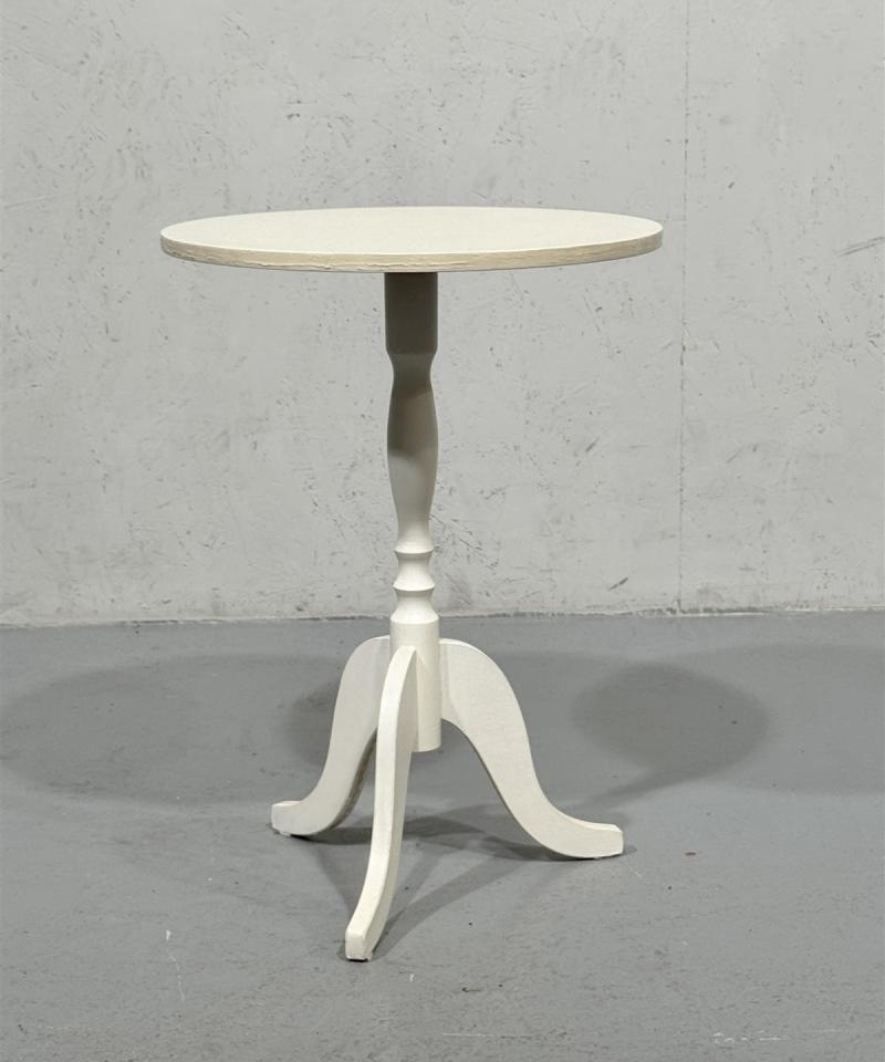 Sivupöytä kolmijalka valkoinen