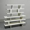 Moderni hyllystö, valkoinen
