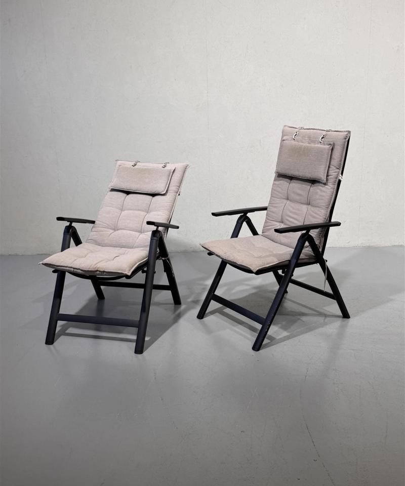 Jutlandia taittotuolit, musta (2 kpl)