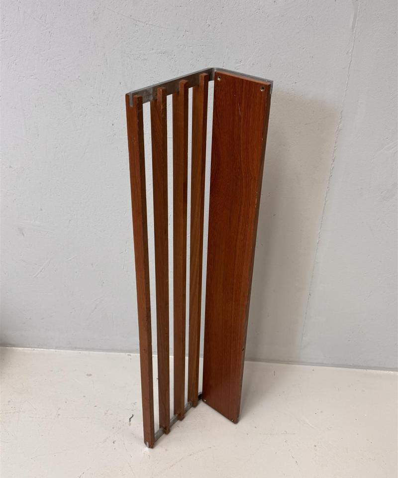 Vintage teak 60-luku hattuhylly 100cm