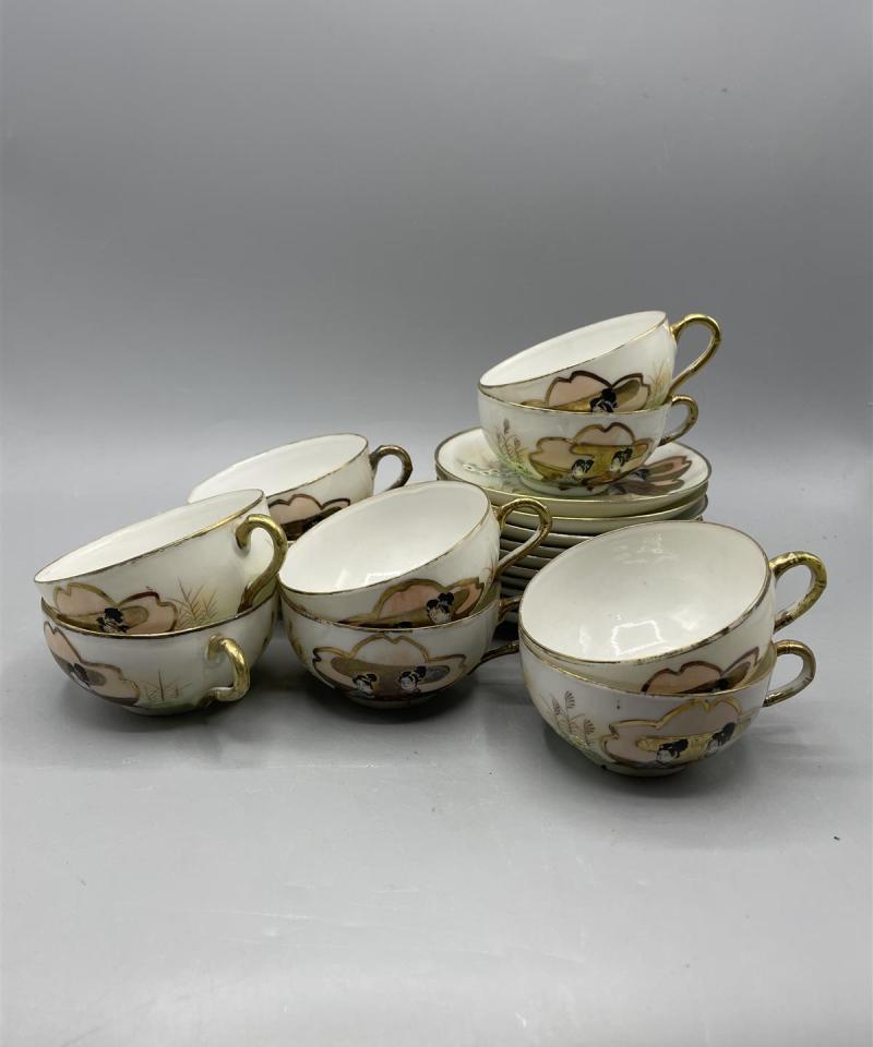 Japani posliini teekupit 10kpl