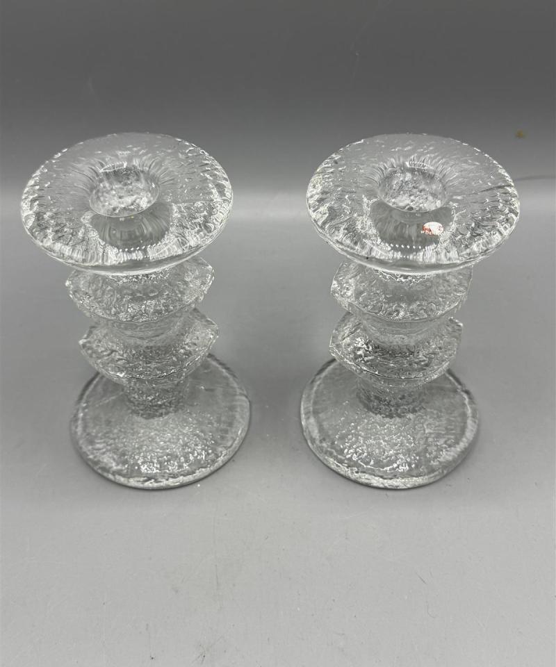 Iittala Festivo kynttiläjalka 2-solmua (2 kpl) ei signeeratut