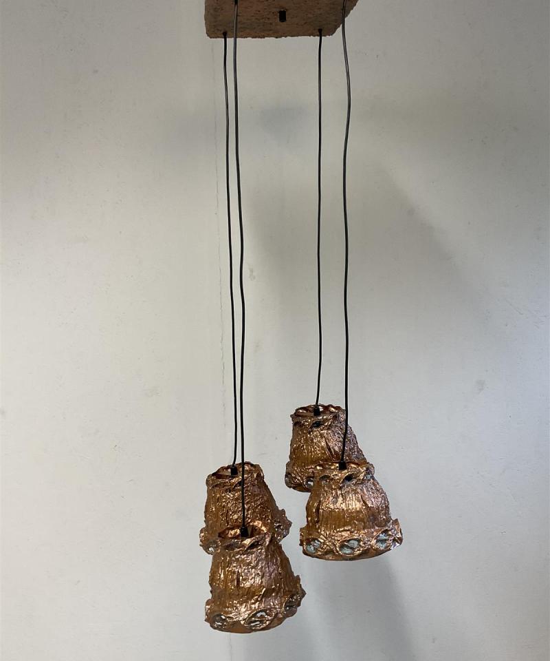 Kattovalaisin riippuvalaisin, kupari (B)