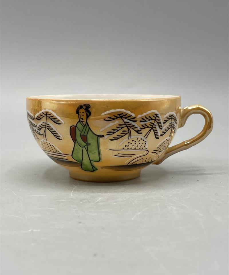 Japanilaiset posliini teekupit 4kpl