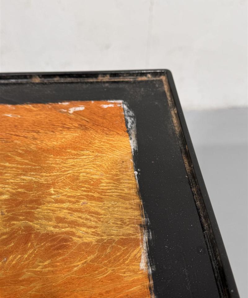 Art Deco sohvapöytä puu-musta