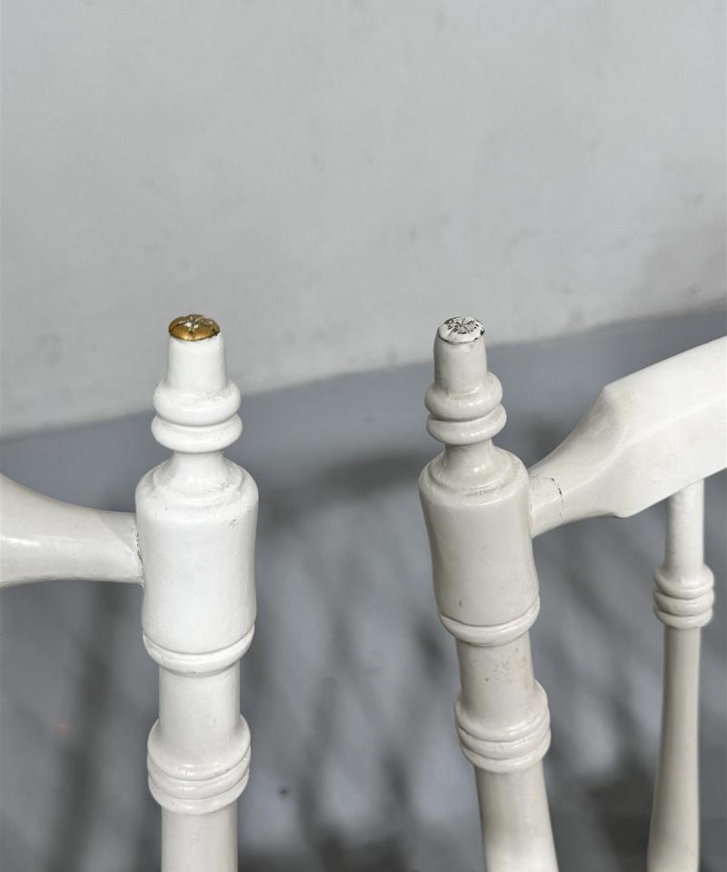 Billnäs Bruk antiikki tuolit valkoiset (3 kpl)