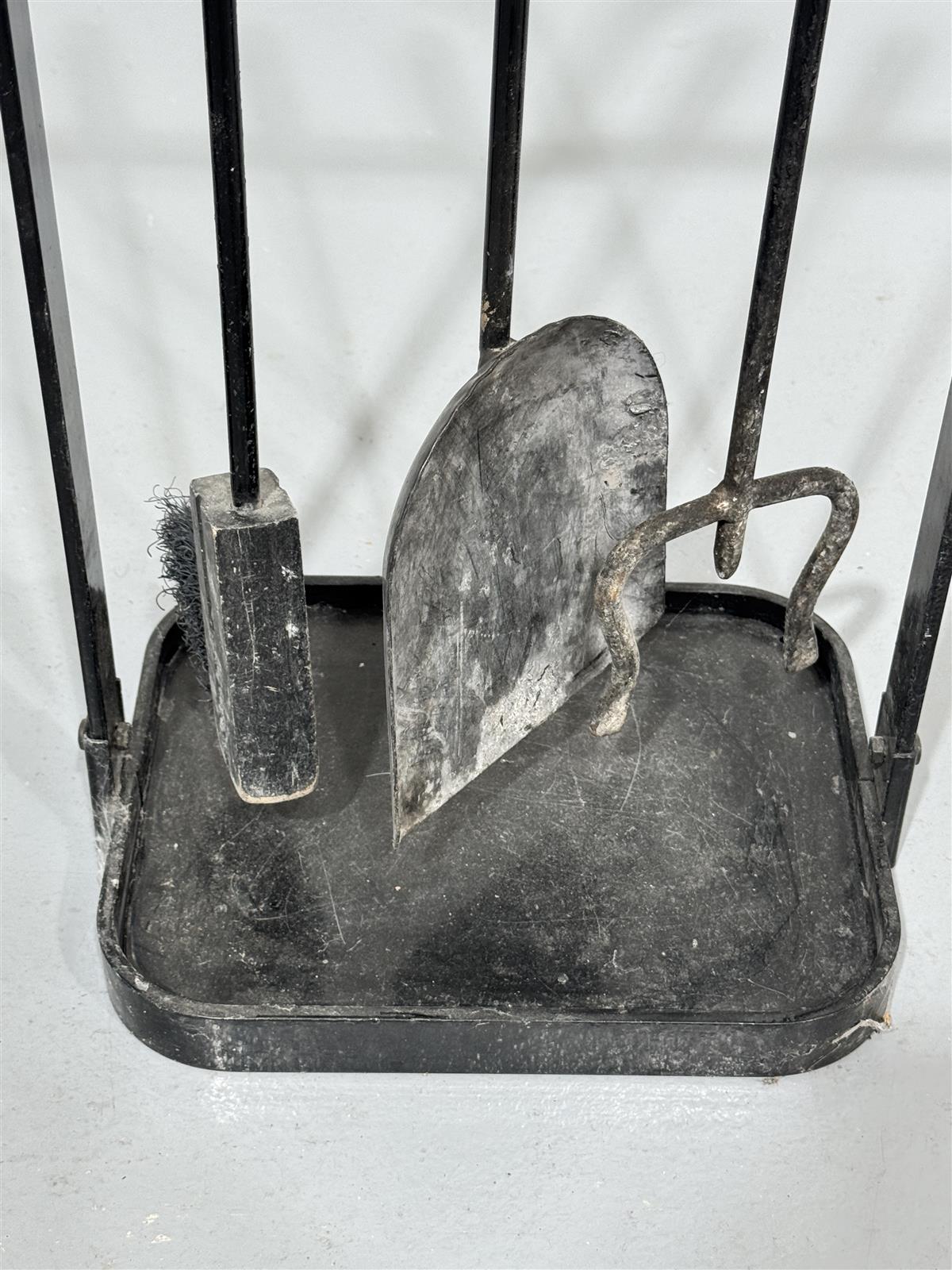 Takkatyökalusetti, metalli, musta