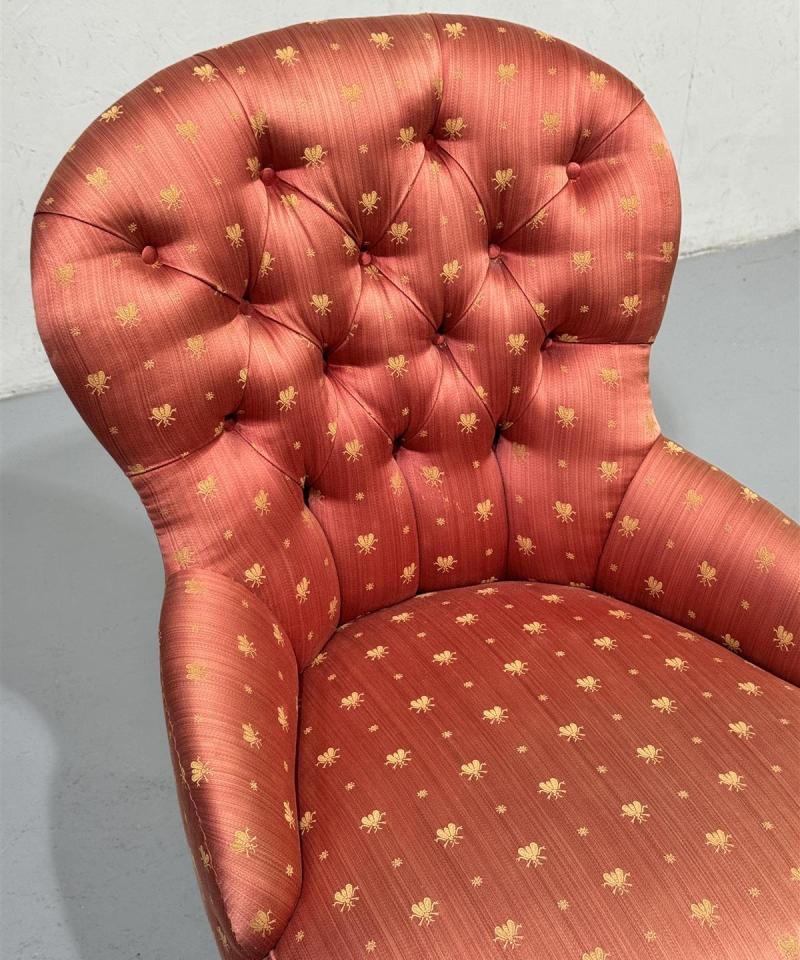 Vintage Emma nojatuoli, punainen