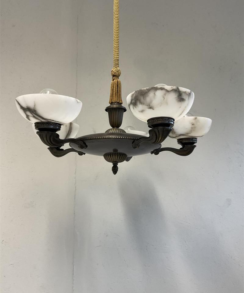 Vintage kattovalaisin 5-valopistettä