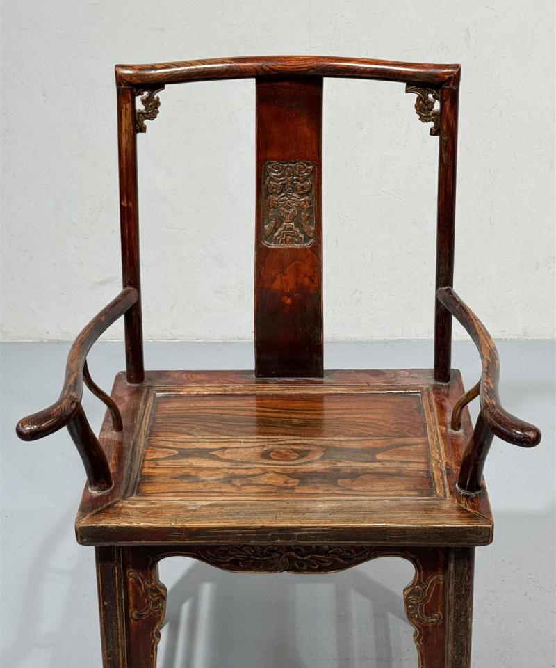 Antiikki puu nojatuoli kiinalainen