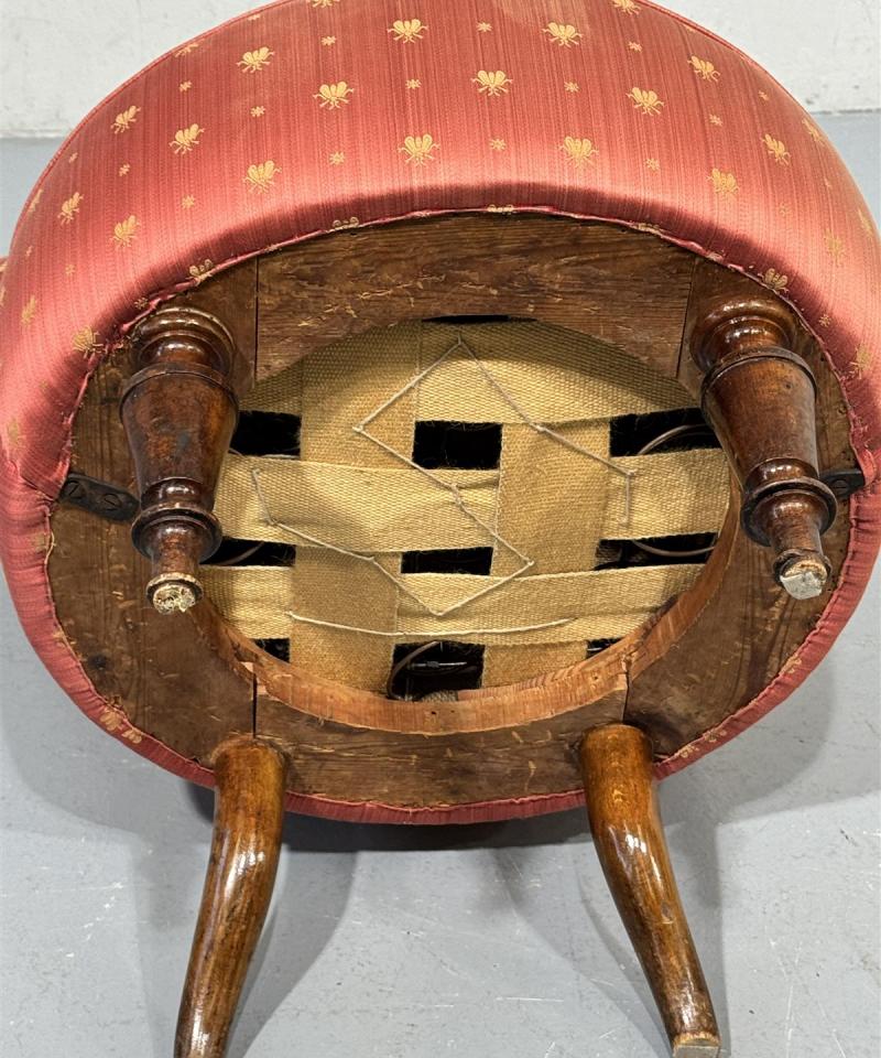 Vintage Emma nojatuoli, punainen