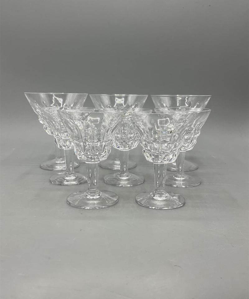 Riihimäen lasi Polar kristalli juomalasit 8kpl, Aimo Okkolin