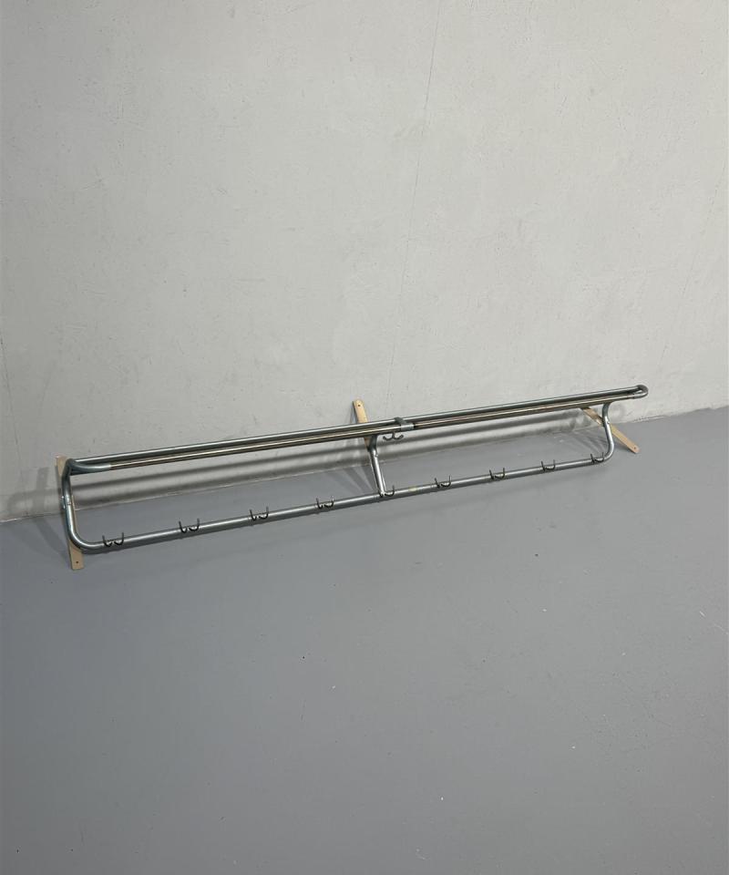 Funkkis Metallinen hattuhylly naulakko 205cm