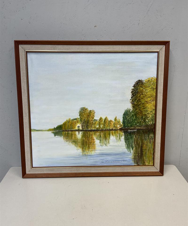 Taulu öljyvärimaalaus, S Karppinen -84