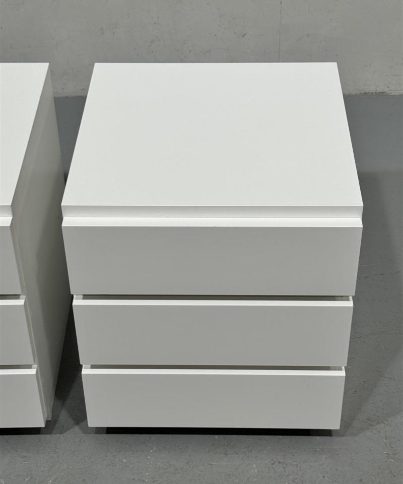 Muurame Kolmonen lipasto, valkoinen (2 kpl)