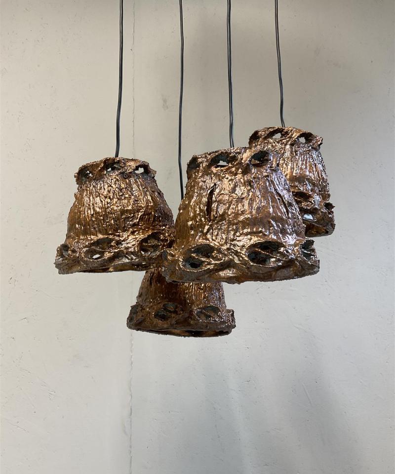 Kattovalaisin riippuvalaisin, kupari (A)