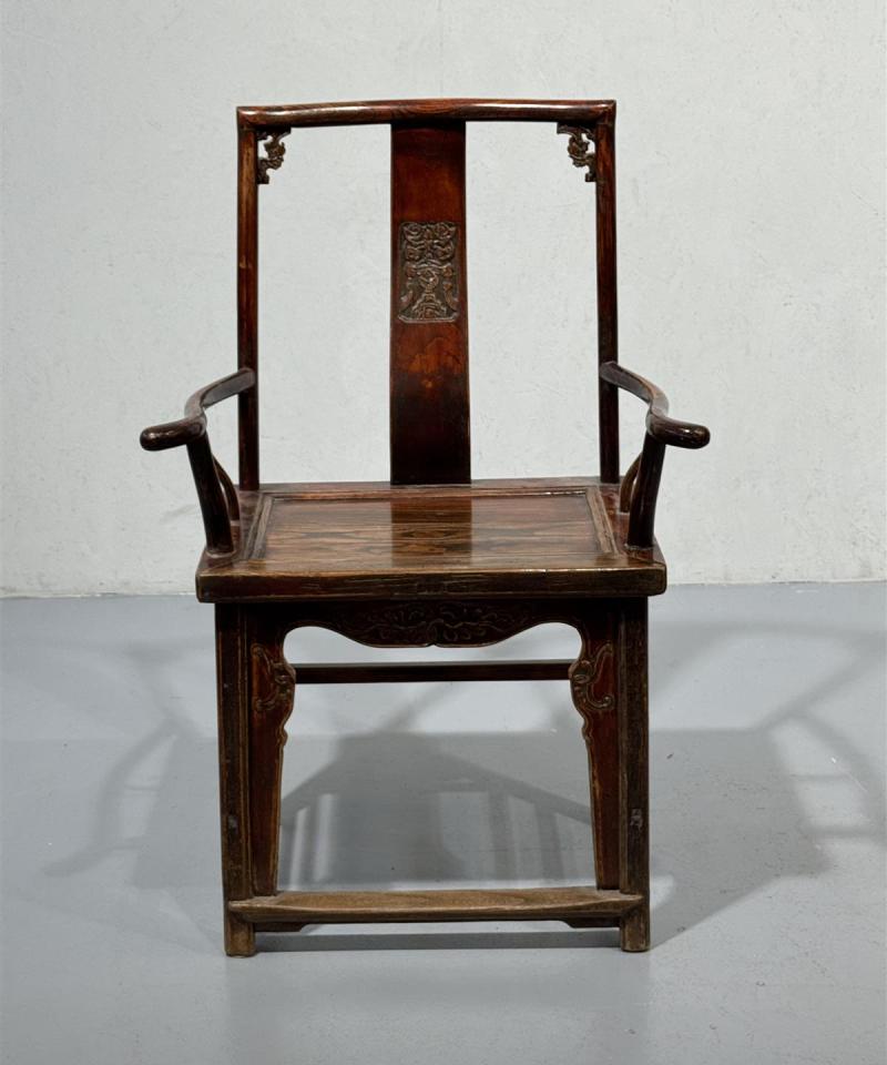 Antiikki puu nojatuoli kiinalainen