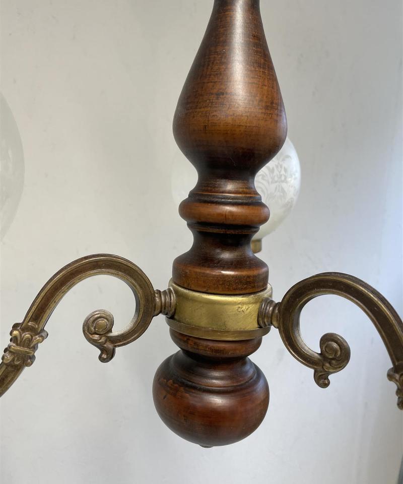 Kattovalaisin puu messinki 3-valopistettä