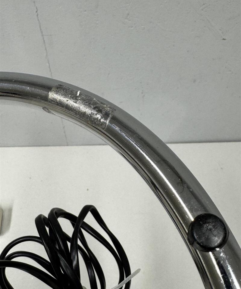 Retro pöytävalaisin jalka, kromi