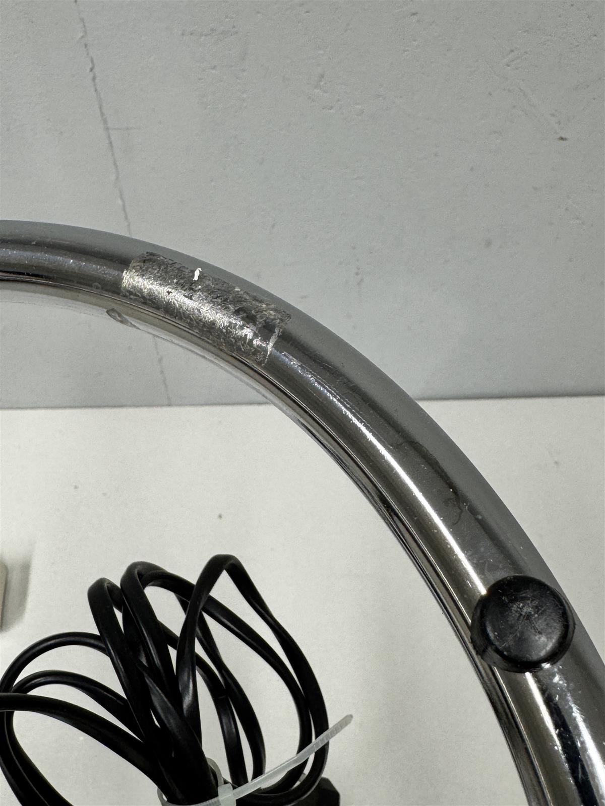 Retro pöytävalaisin jalka, kromi