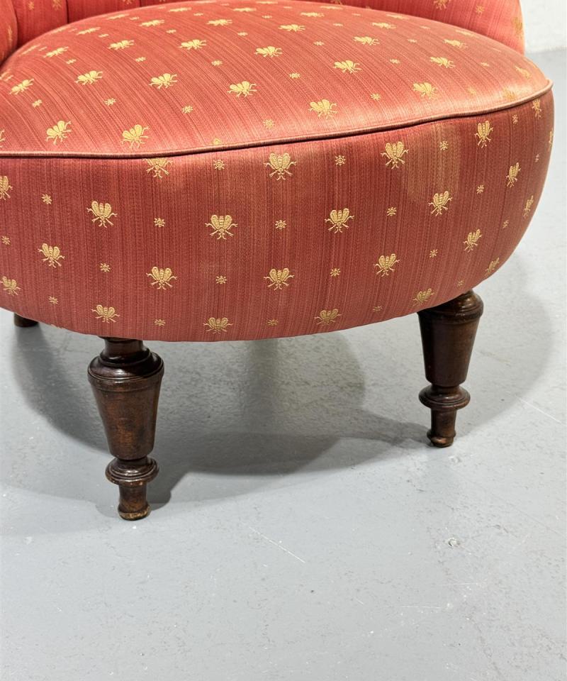 Vintage Emma nojatuoli, punainen