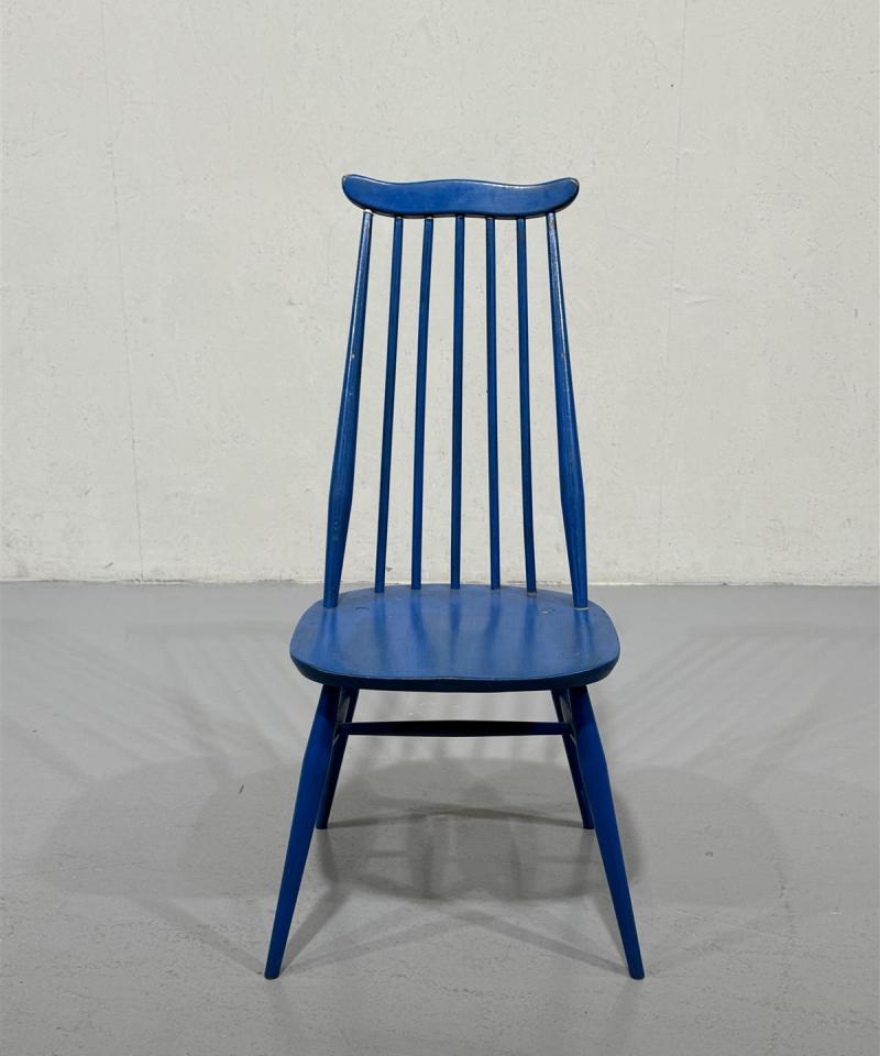 Vintage pinnatuoli entisöitäväksi sininen