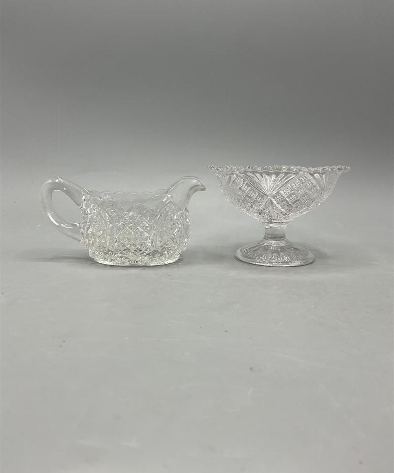 Vintage Wiiala lasitehdas sokerikko ja kermakko 1920-luku